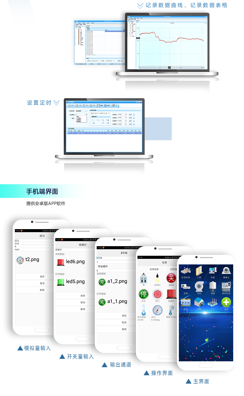 DAM-0400 工業(yè)級網(wǎng)絡(luò)控制模塊手機(jī)端界面