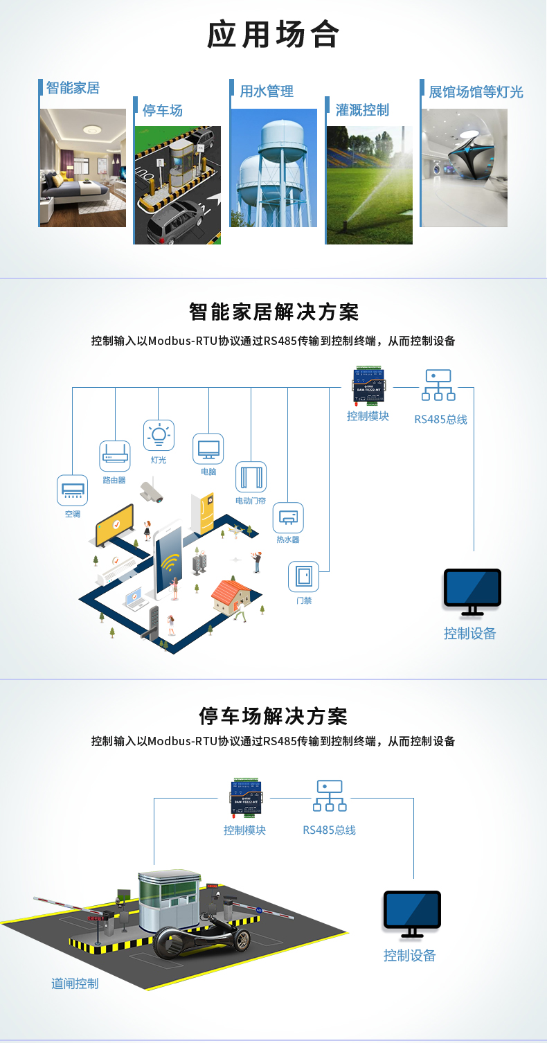 DAMT0222-MT  工業(yè)級智能自控模塊 應用場景