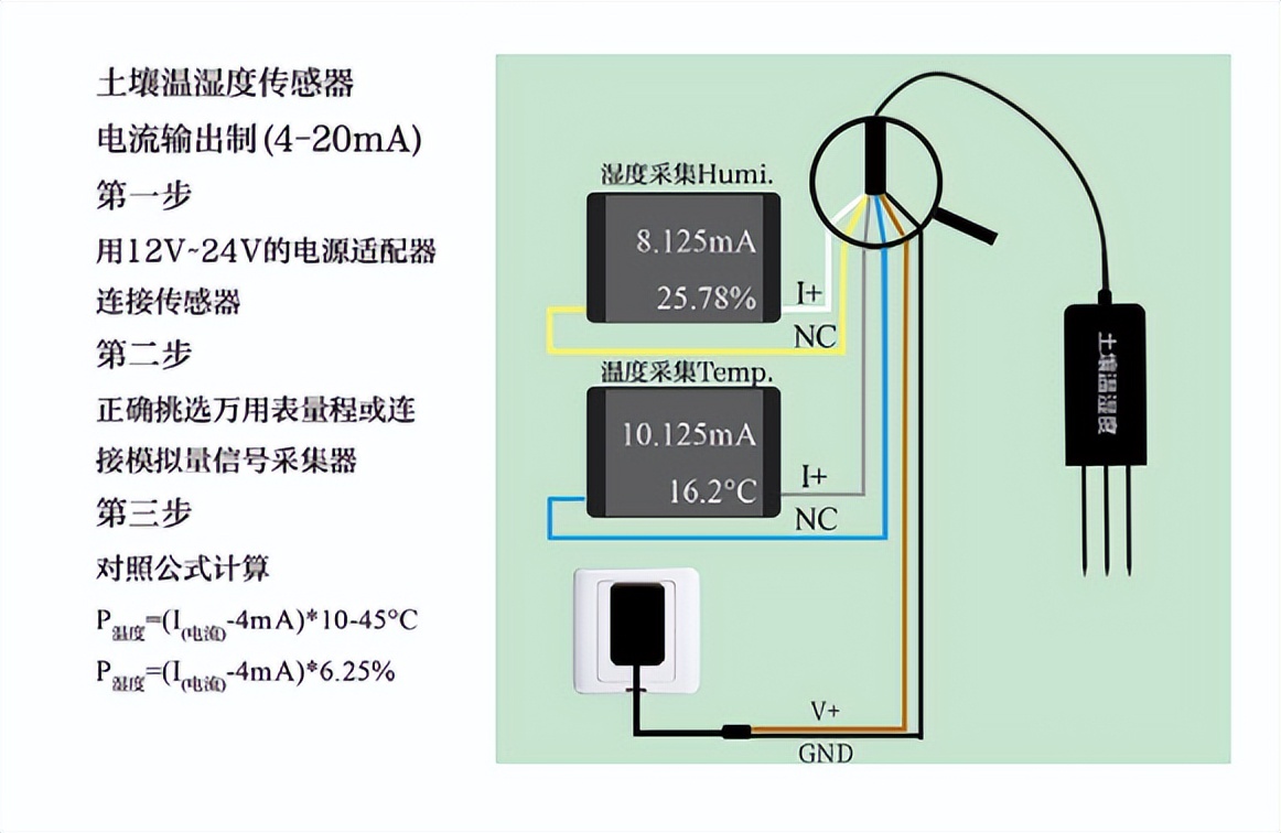 土壤溫濕度傳感器