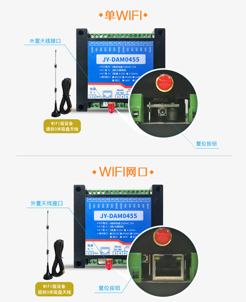 DAM-0455 工業(yè)級(jí)網(wǎng)絡(luò)控制模塊通訊接口