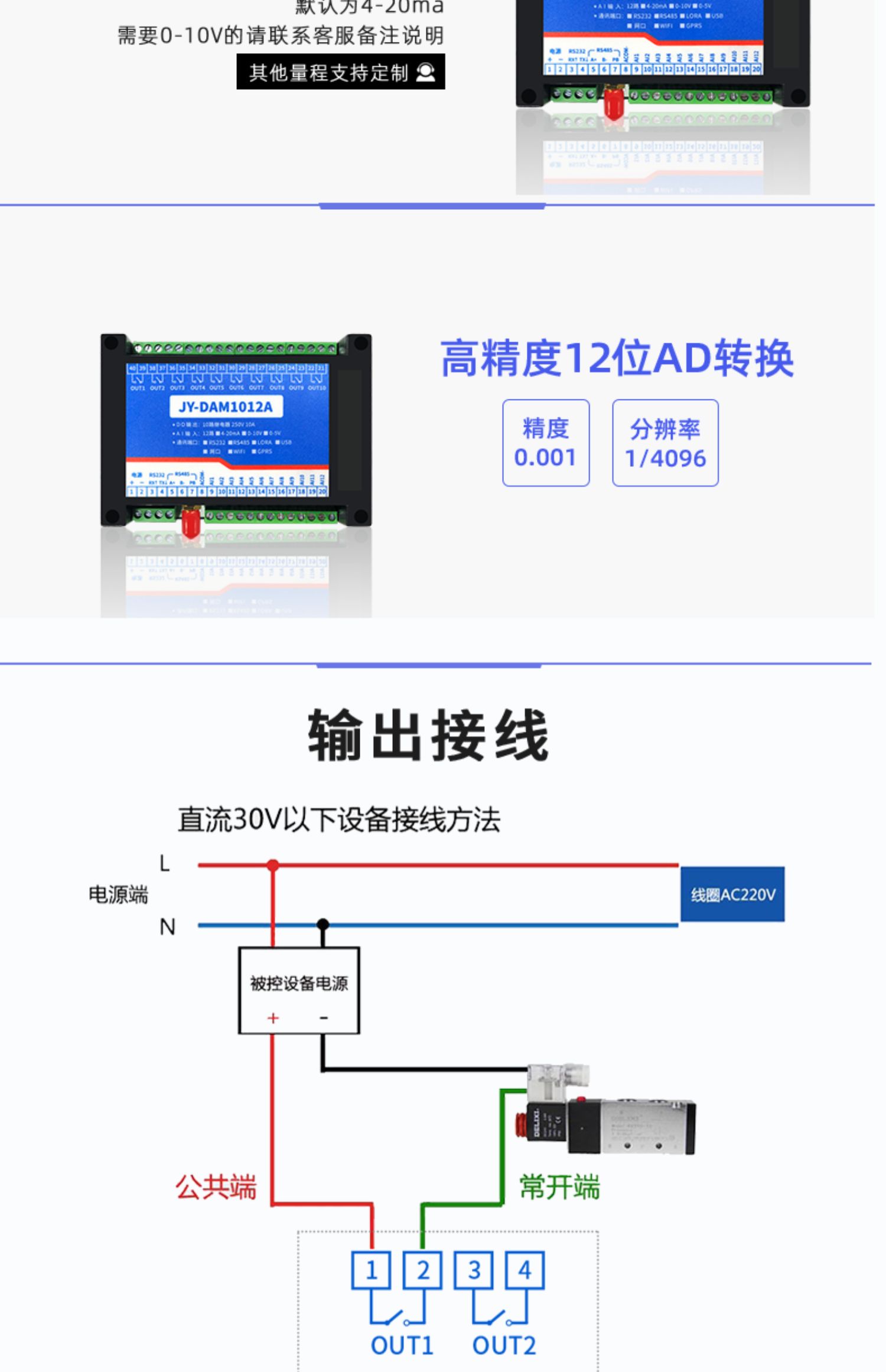 LORA1012A LoRa無線測控模塊設(shè)計特點